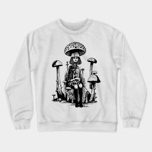 Mushroom Witch Crewneck Sweatshirt